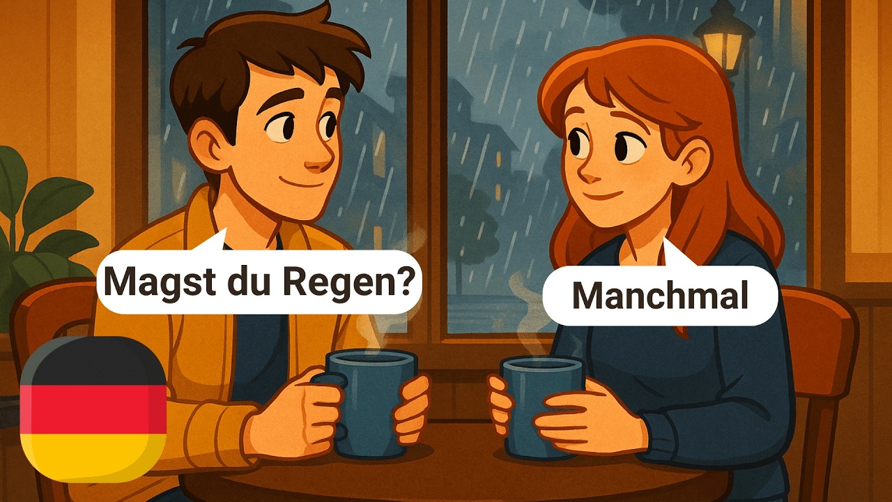 Simple German Conversations for Beginners | A1-A2 | Easy German (Autumn mood)