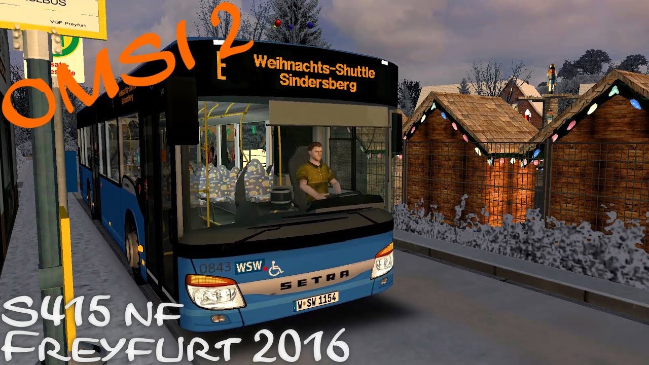 OMSI 2 Setra S415 NF | Weihnachtsmarkt-Shuttle! ☆ Let's Play OMSI 2 | #589
