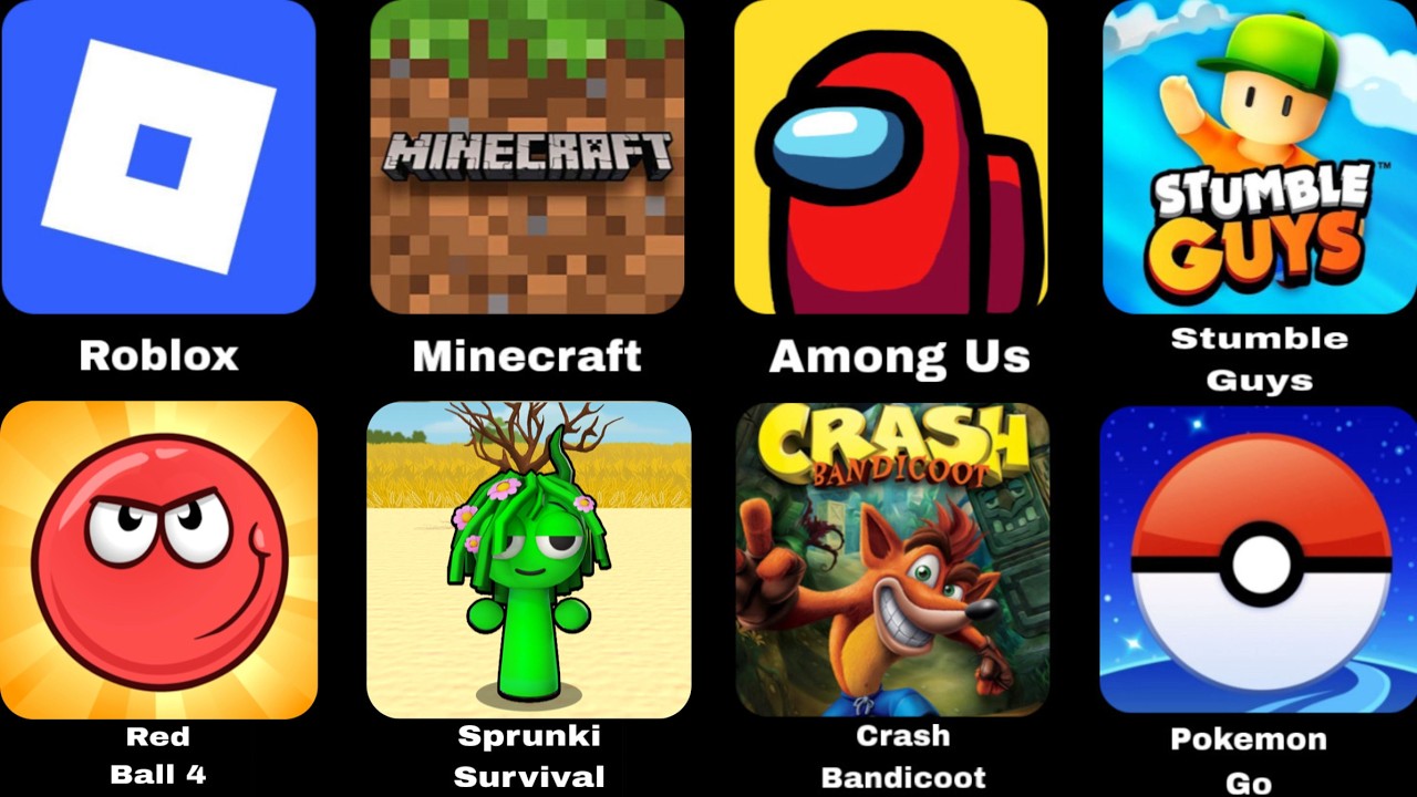 Roblox,Sprunki survival,Barwal Star,Save The House,Save Prisner,Sonic Dash,Scary Little Prankster