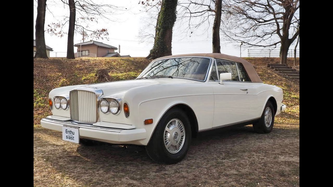 1991 Bentley Continental III Super Clean and Nice Neo-Classic Super Saloon Car for Sale from Japan.
