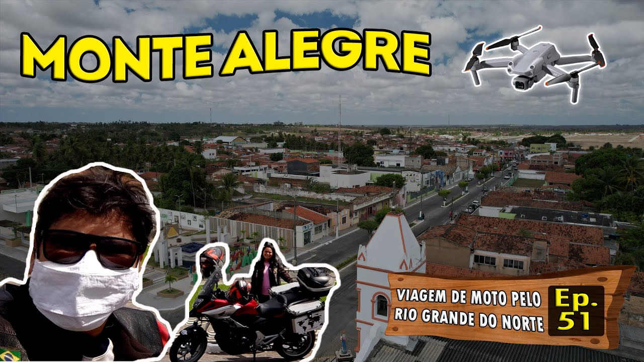 MONTE ALEGRE RN  | Viagem de moto pelo RN #051