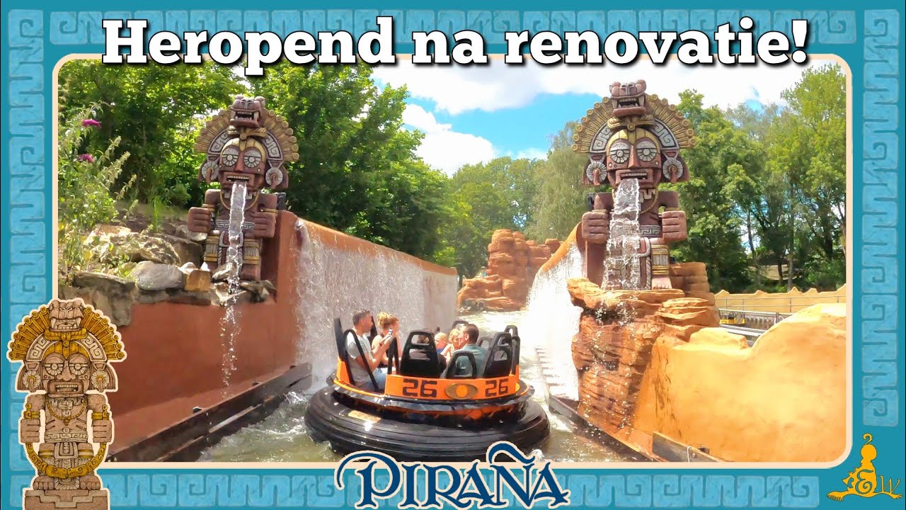 [#Efteling 4K] On-ride Piraña na renovatie! 🌊