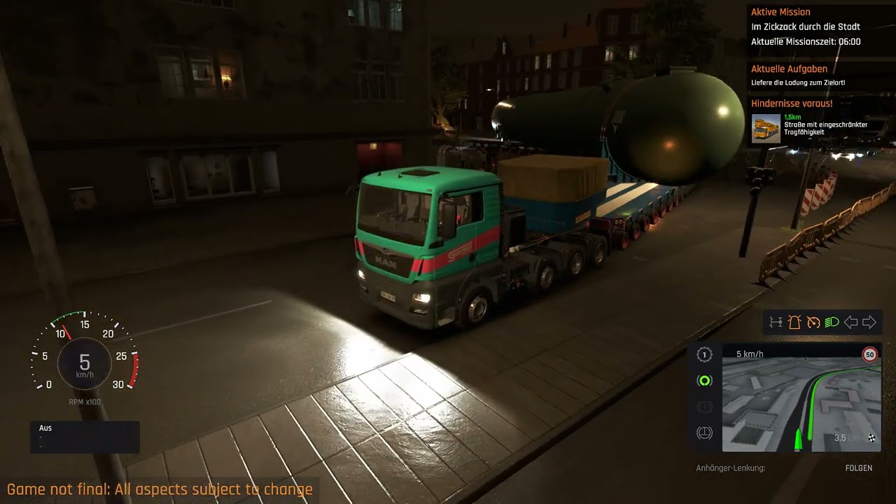 Heavy Cargo demo Im Zick Zack durch die Stadt