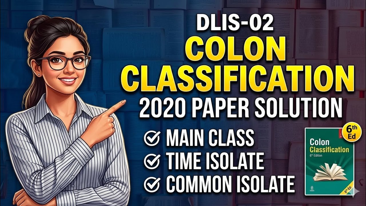 Dlis02 colon classification 2020#dlis #dlisupdate #vmou_old_questions_papers_solutions #vmoukota