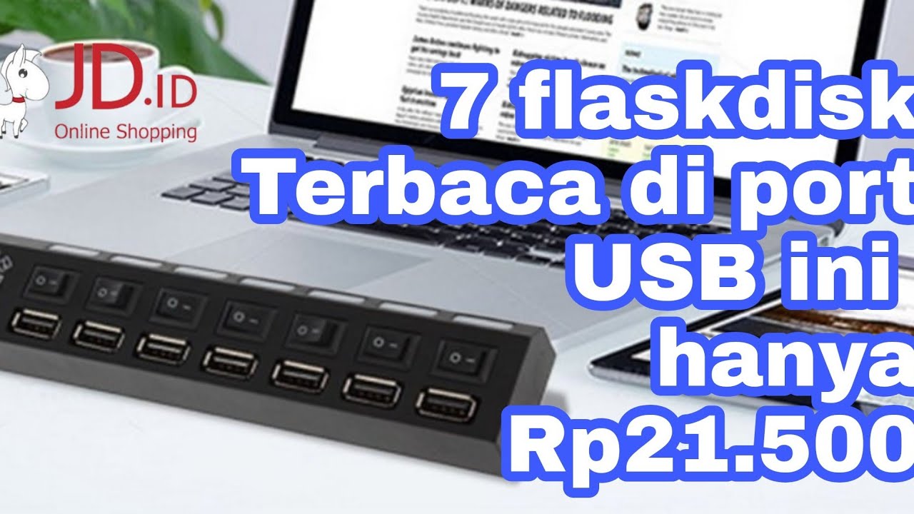 UNBOXING&REVIEW USB HUB 7PORT