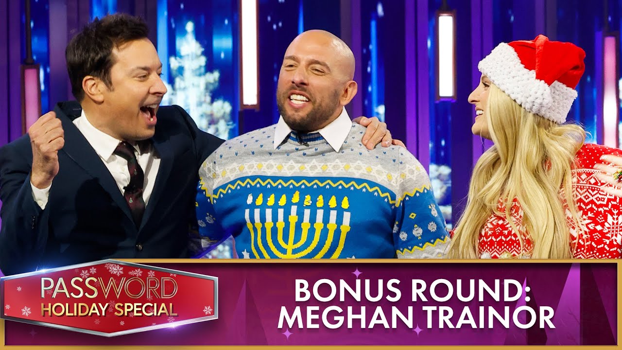 Jimmy Fallon and Meghan Trainor Play a Bonus Round of Password