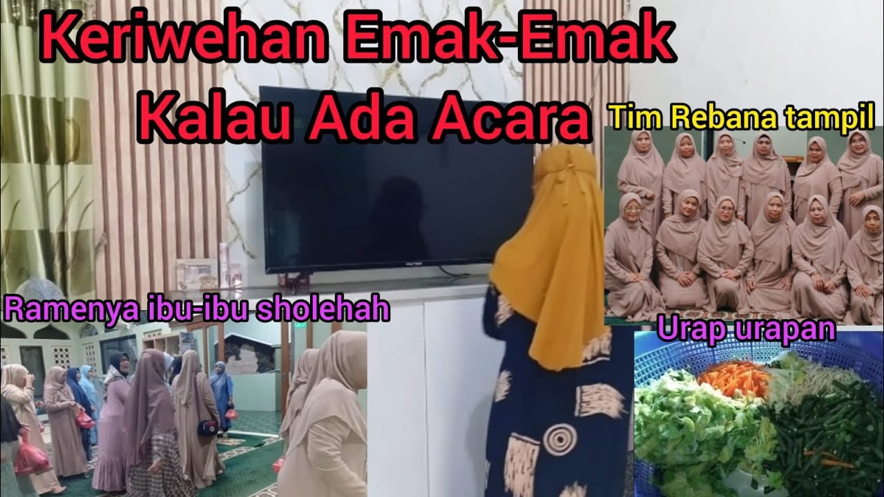 Daily Vlog//Keriwehan Emak-emak Kalau Ada Acara//Bikin Urap Urapan 