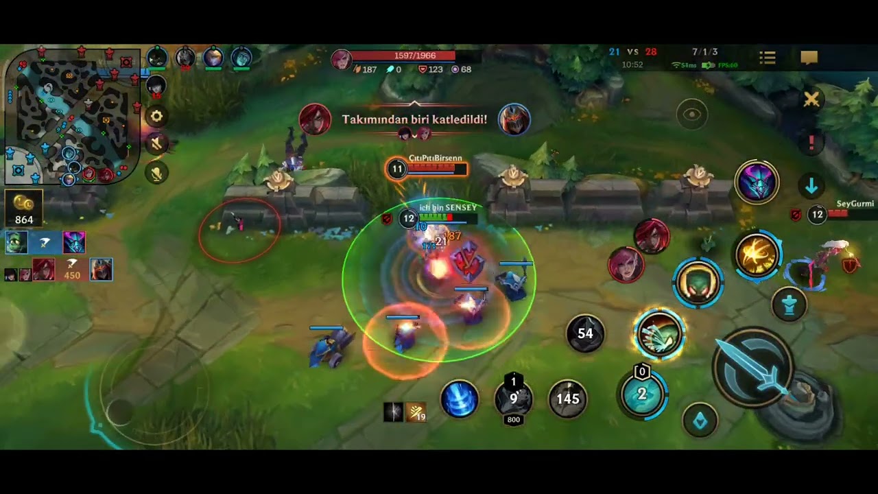 Wild Rift Hem Ölmüyor Hem Efsane Hasar Veriyor Amumu Çok Güçlüymüş Lan LoL Mobile