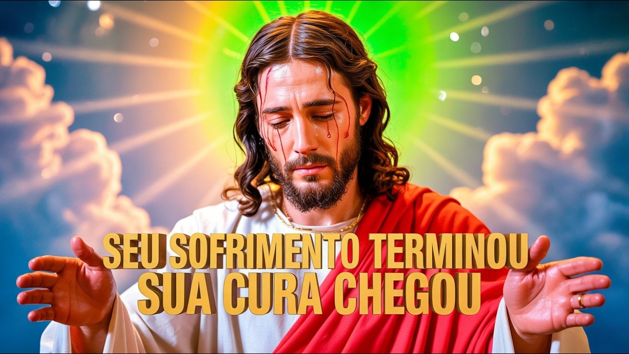 DEUS DIZ: SEU SOFRIMENTO TERMINOU ! SUA CURA CHEGOU ! SEGURE MINHAS MÃOS