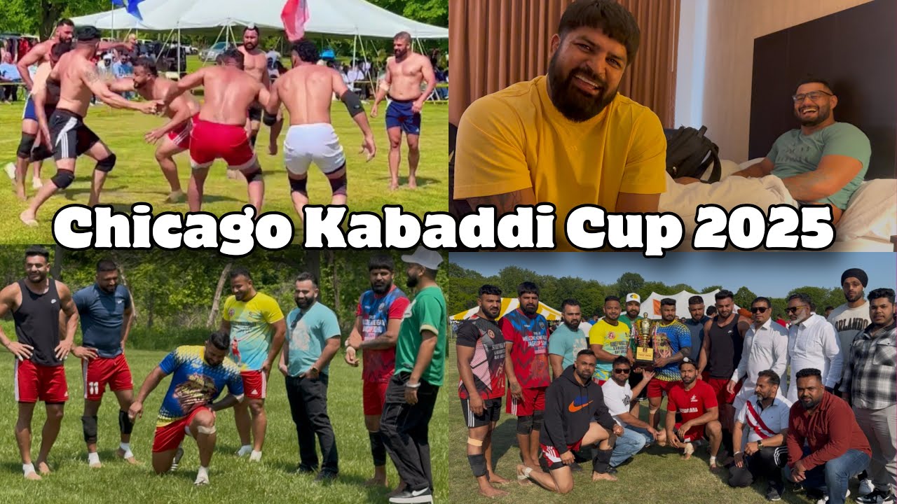Chicago Kabaddi Cup 2025 | Punjabi Vlog | Daljit Dhanoa