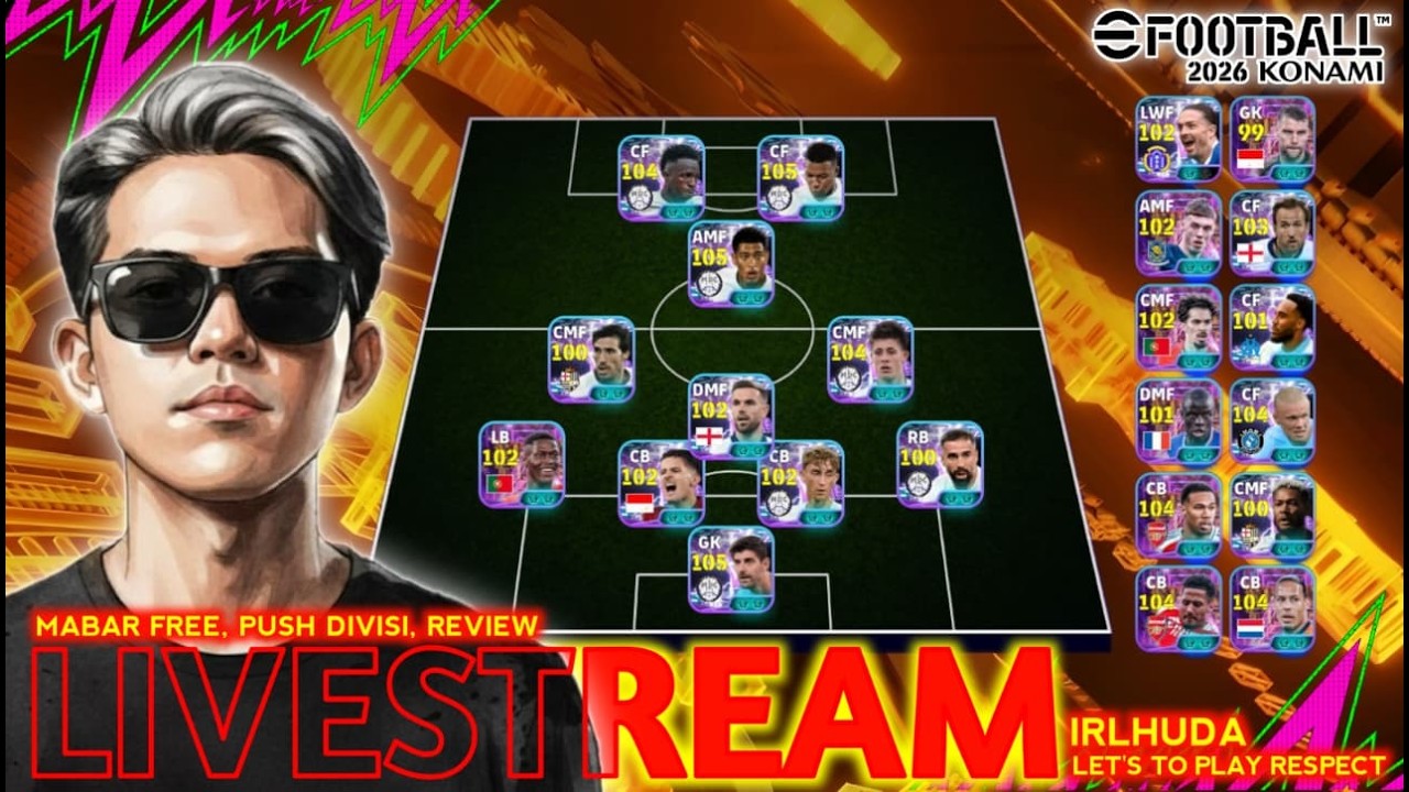 MINGGU SIANG 14 FEB | EFOOTBALL 2026 MOBILE