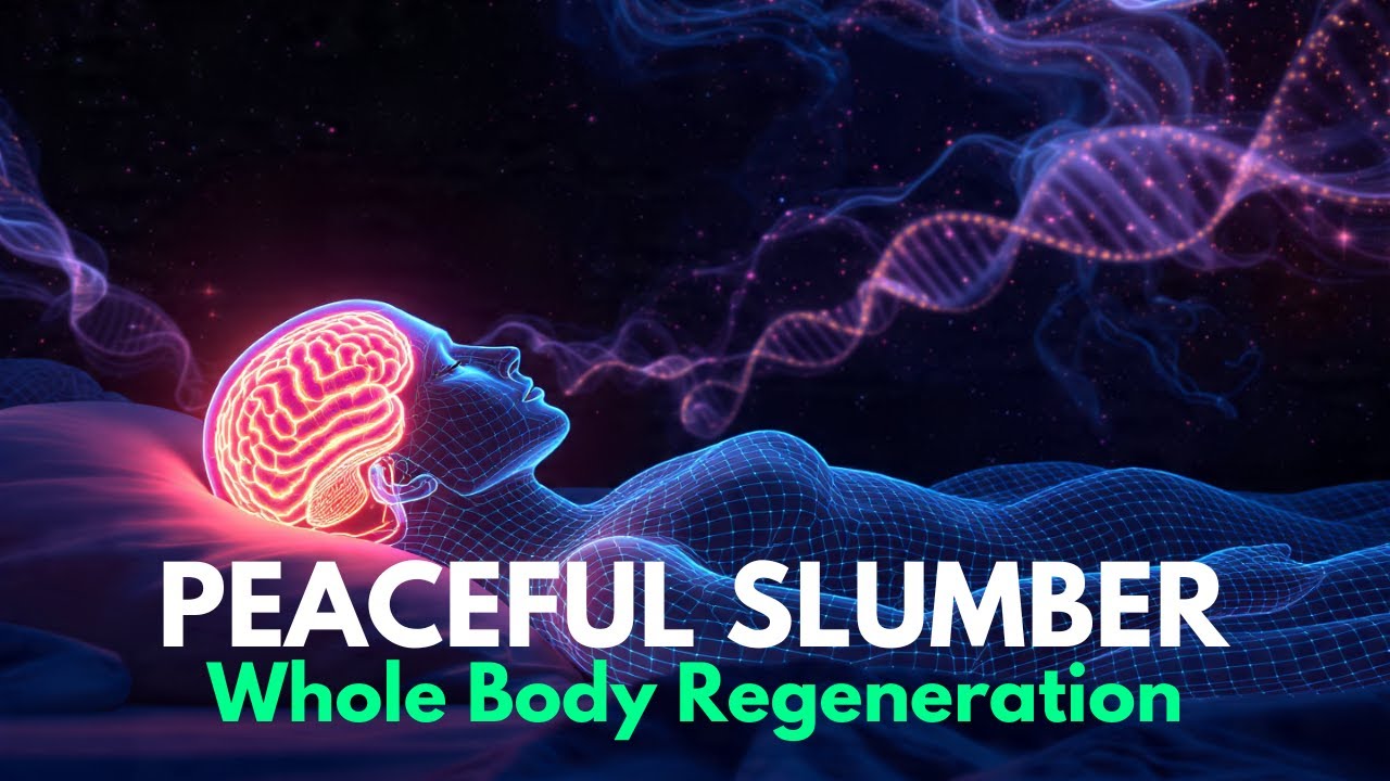 432Hz + 528Hz + 741Hz | Deep Cellular Healing Sleep | Full Body Regeneration