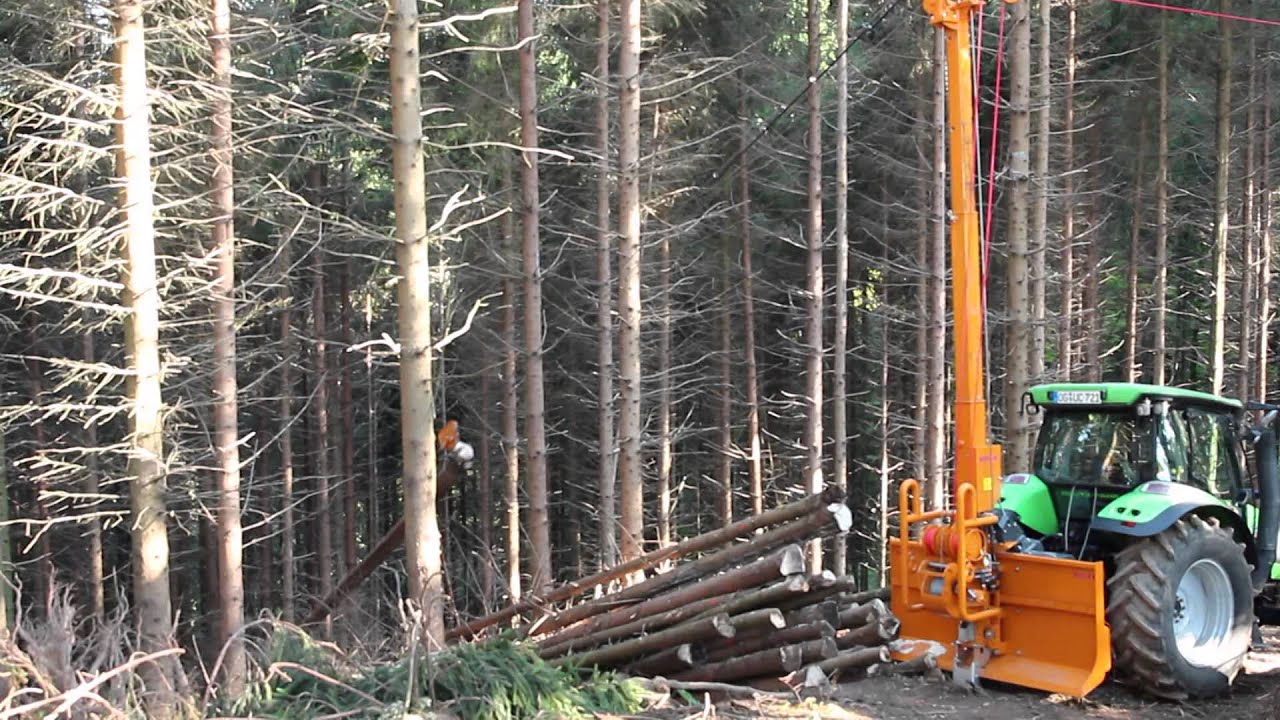 Ritter Seilwinde - mit Dyneema XTR & Forst-Extrem Windenseil - Lamm GmbH