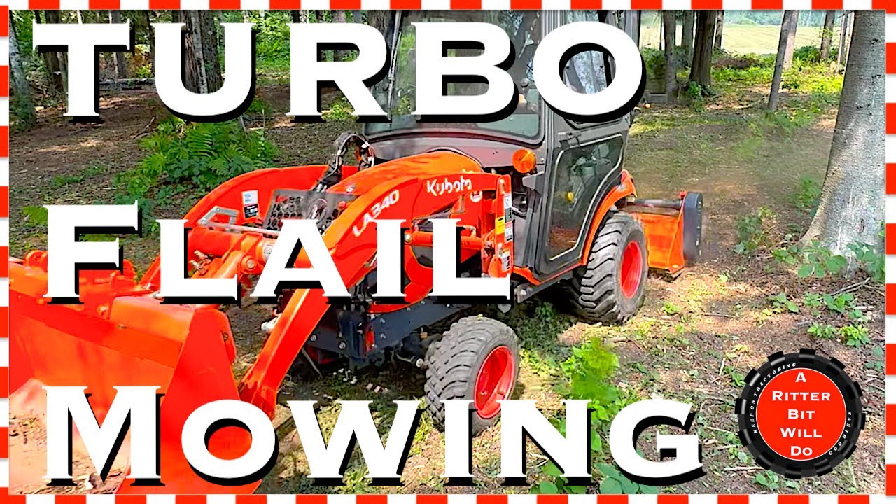 Turbocharged Kubota BX with Flail Mower &mdash; Serious Power at Yukon Acres!
