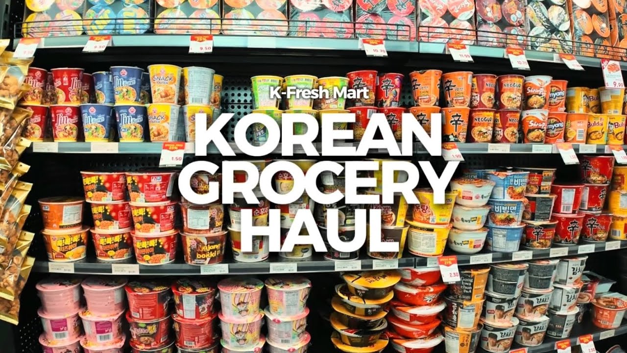 K-FRESH KOREAN SUPERMARKET HAUL | Best Korean Grocery Store Snacks, Drinks & Prices 