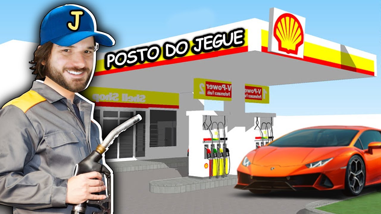 SA&Iacute; DO YOUTUBE E ABRI MEU PR&Oacute;PRIO POSTO DE GASOLINA! - Gas Station Simulator