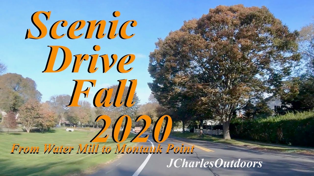 Scenic Drive to Montauk Point on LongIsland's EastEnd on an 🍂Autumn day🍁Hamptons Roaming fall 2020