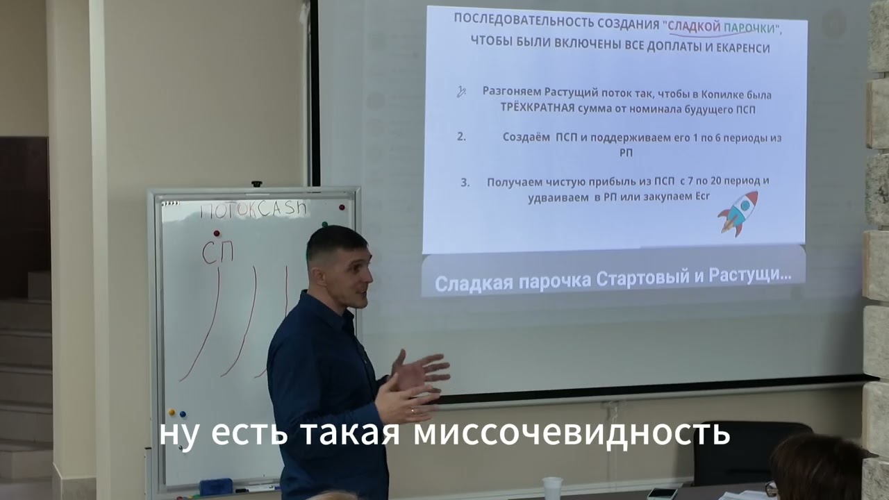Взаимодействие растущего и стартового потоков
