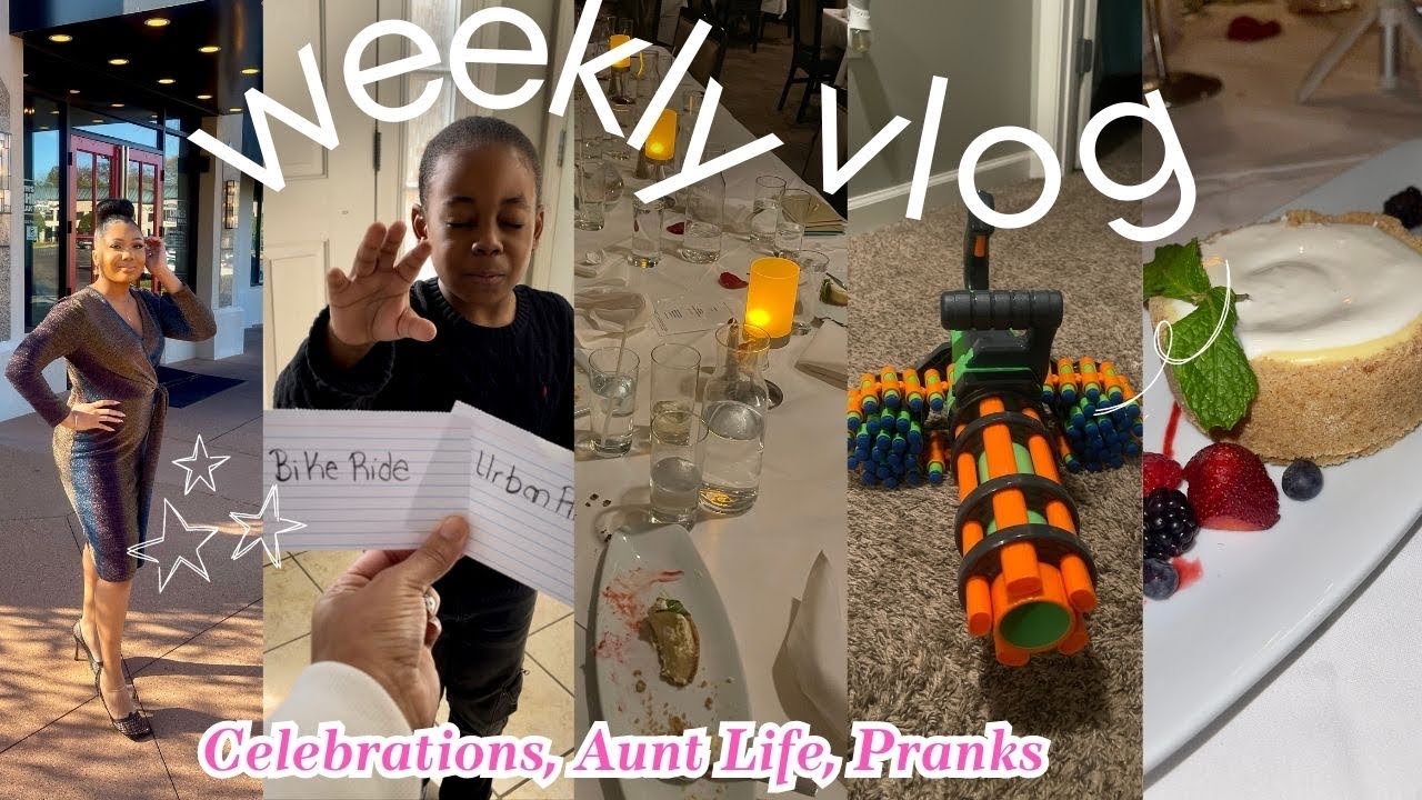 Weekly Vlog: Grown & Sexy Chat + Surprise Celebration + Nerf Prank, Spring Break Activities, More