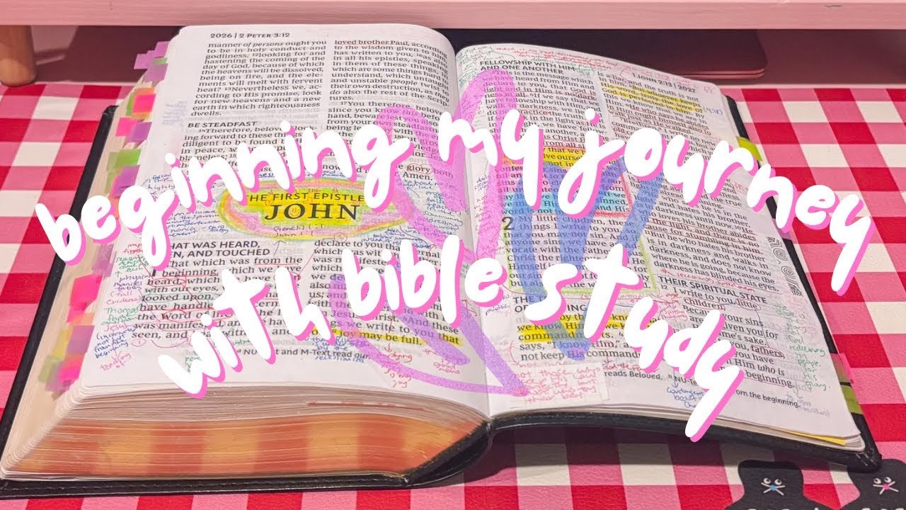 bible flip through // taking bible study seriously for the first time