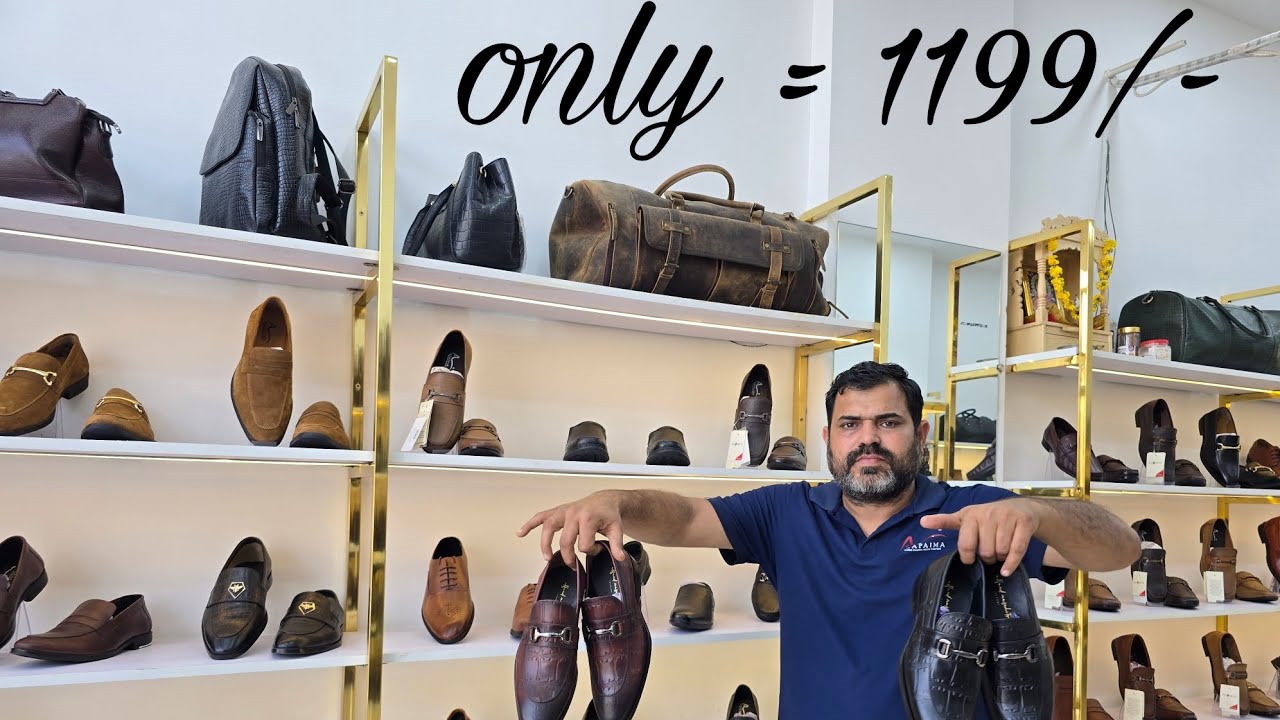 best leather shoes shop in Ahemdabad  price start from 1199 only