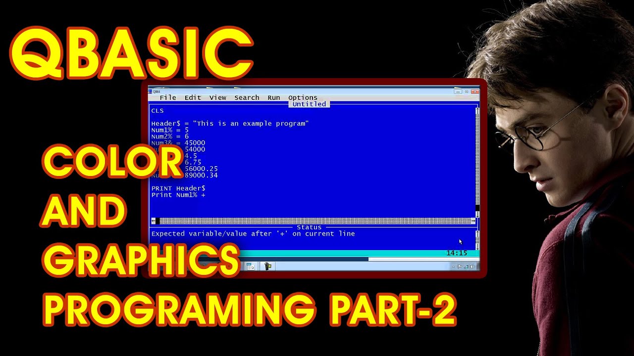 Программирование цвета и графики QBasic