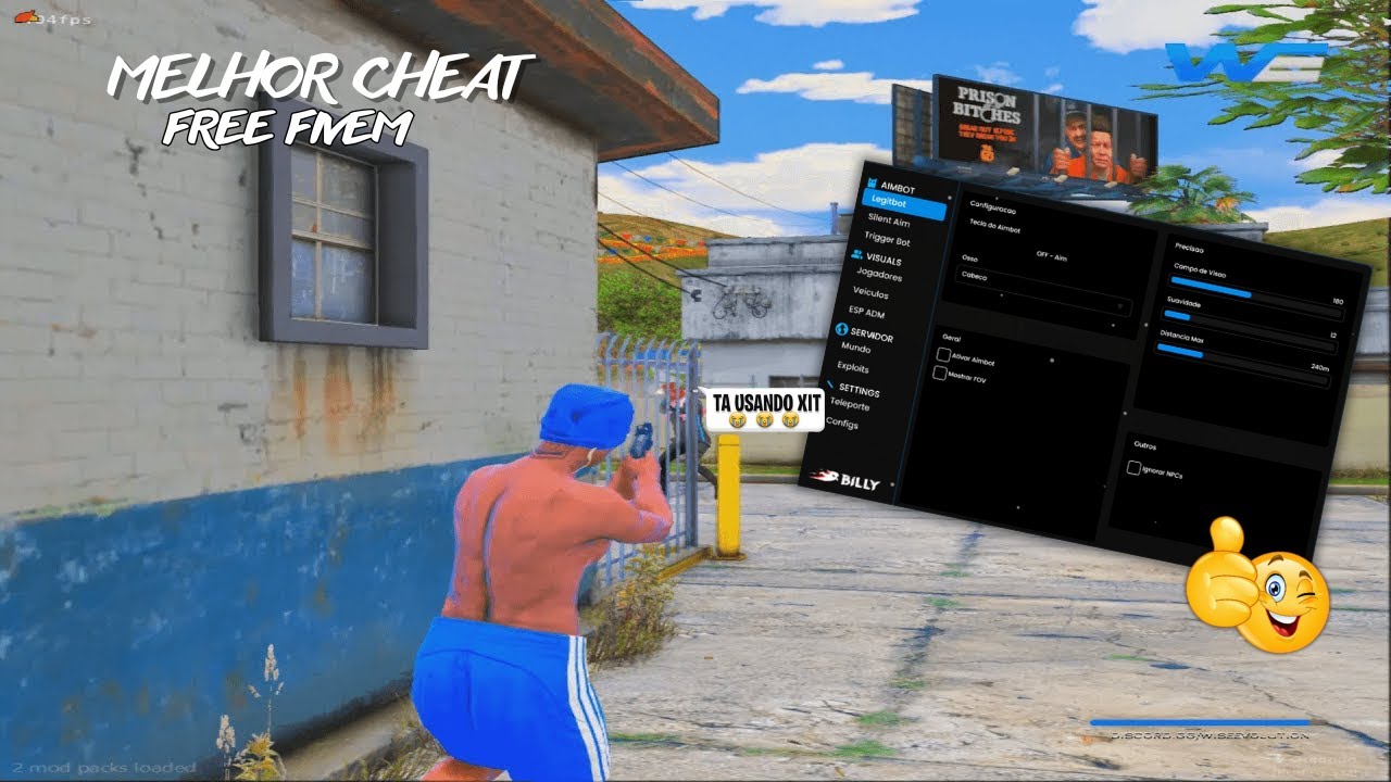 🔥MELHOR CHEAT EXTERNAL FIVEM GRÁTIS 2026 | ANTI BAN 🔥
