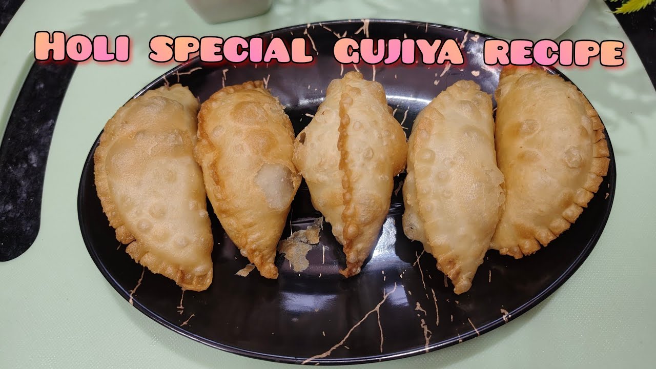 Holi special gujiya recipe 😋 || suji mawa gujiya recipe 😋 || bina mahenat home made gujiya recipe 😋😋
