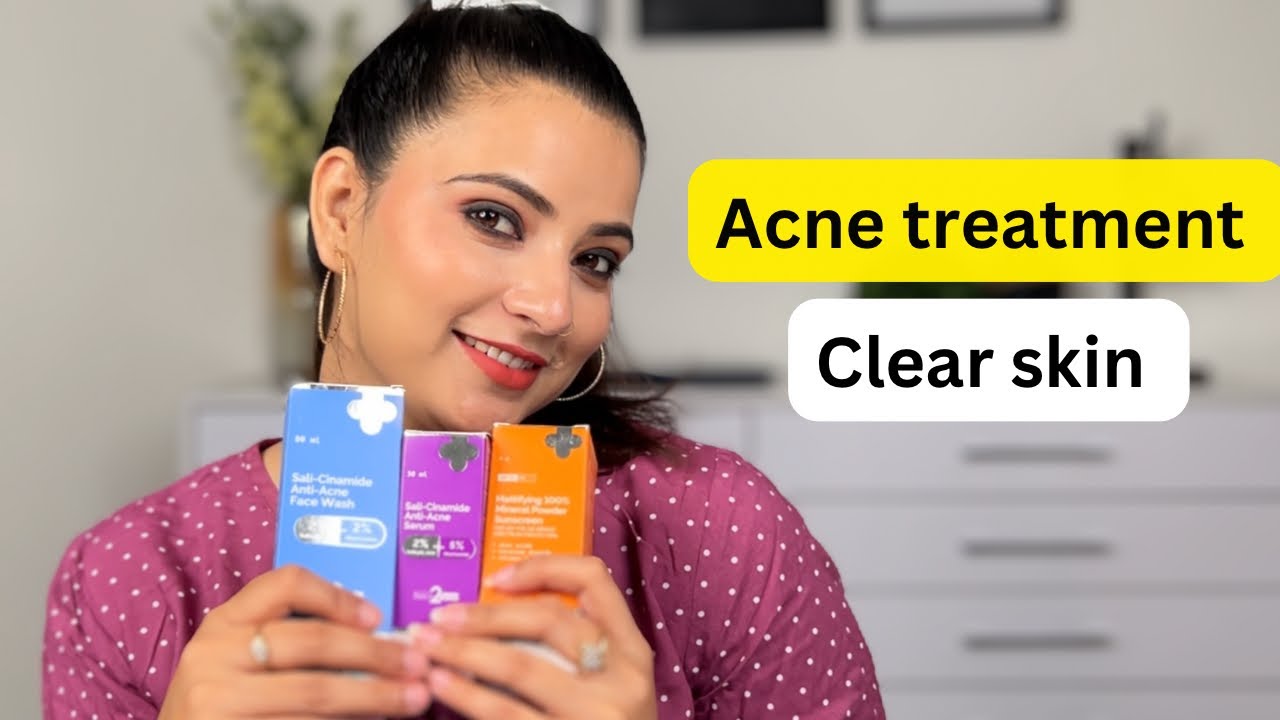 The DermaCo Sali-Cinamide range for active Acne and Acne marks | Acne Prone skin