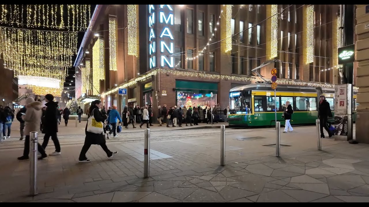 Helsinki Early Winter Walking Tour 🇫🇮 | Helsinki Finland 2025 4K