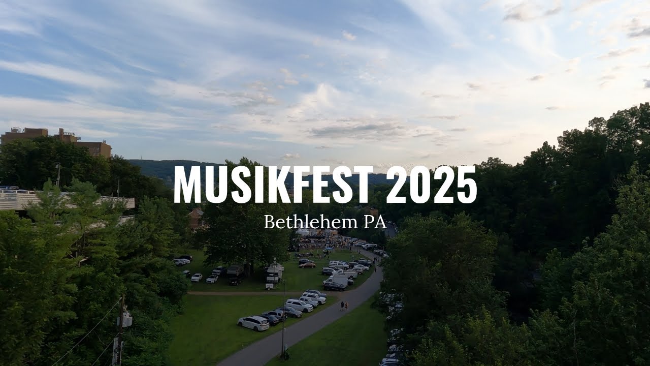 1 hour Walking Tour • MUSIKFEST Bethlehem 2025 | North Side Festival Footage