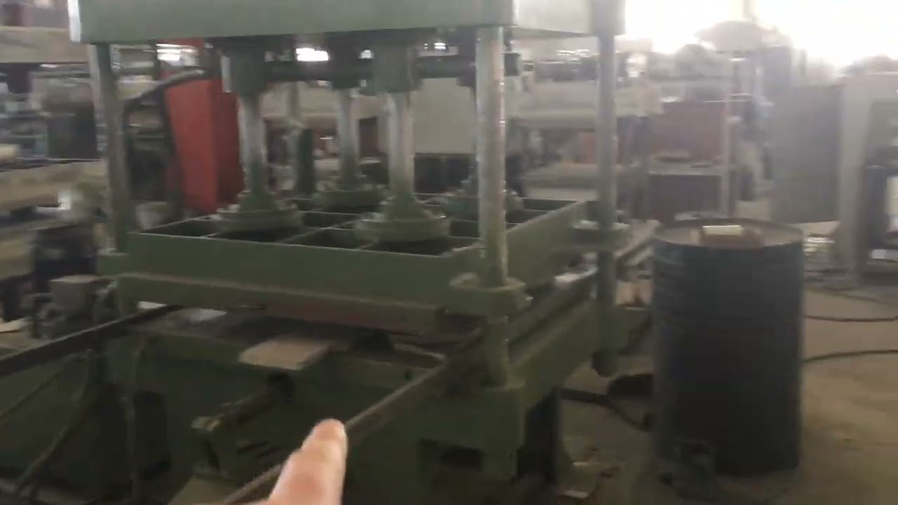 Rubber floor mat making machines many sets in stock now