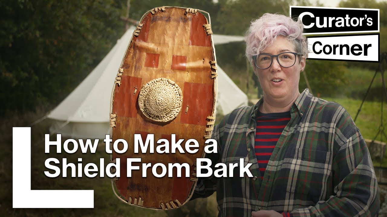 We made an Iron Age shield... out of bark | Curator's Corner S9 Ep2