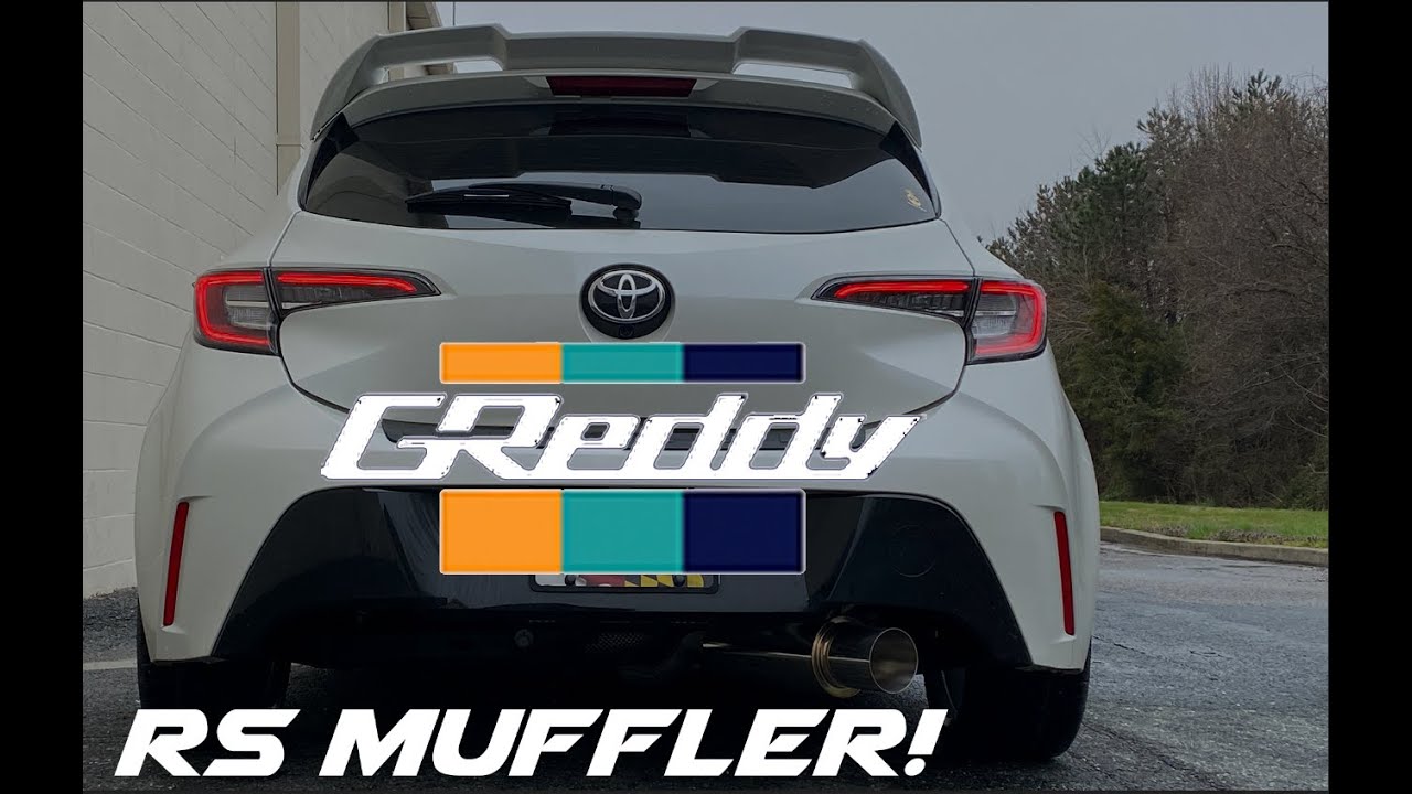 2019+ Toyota Corolla 2.0L (CVT) E210 GReddy Revolution RS Muffler Review