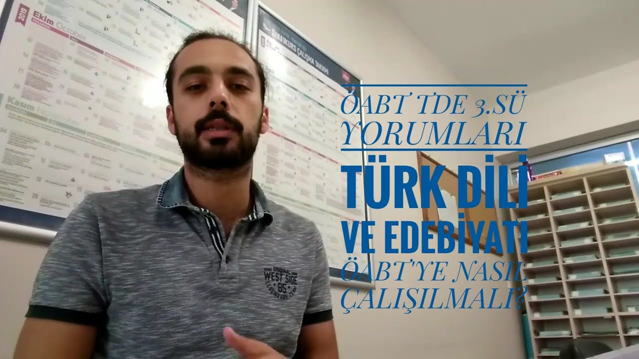Türk Dili ve Edebiyatı Öabt'ye nasıl çalışılmalı?