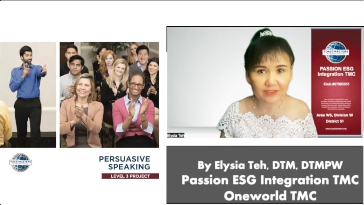 How to do Level 3 Pathways project - Persuasive Speaking - Elysia Teh DTM, DTMPW
