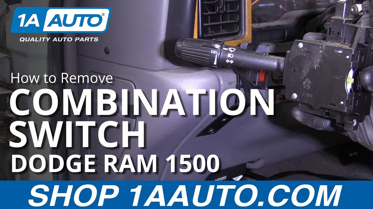 Как заменить комбинированный переключатель 94-02 Dodge Ram 1500