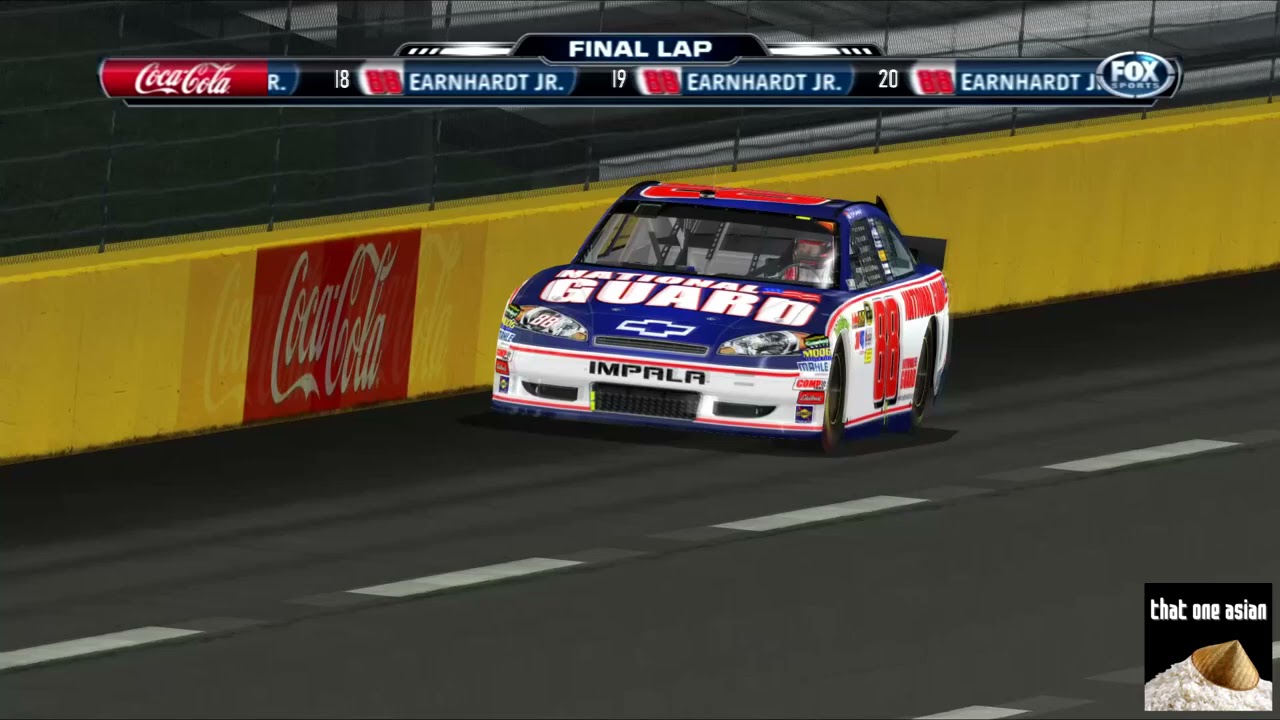 and dale jr is scootin' away!