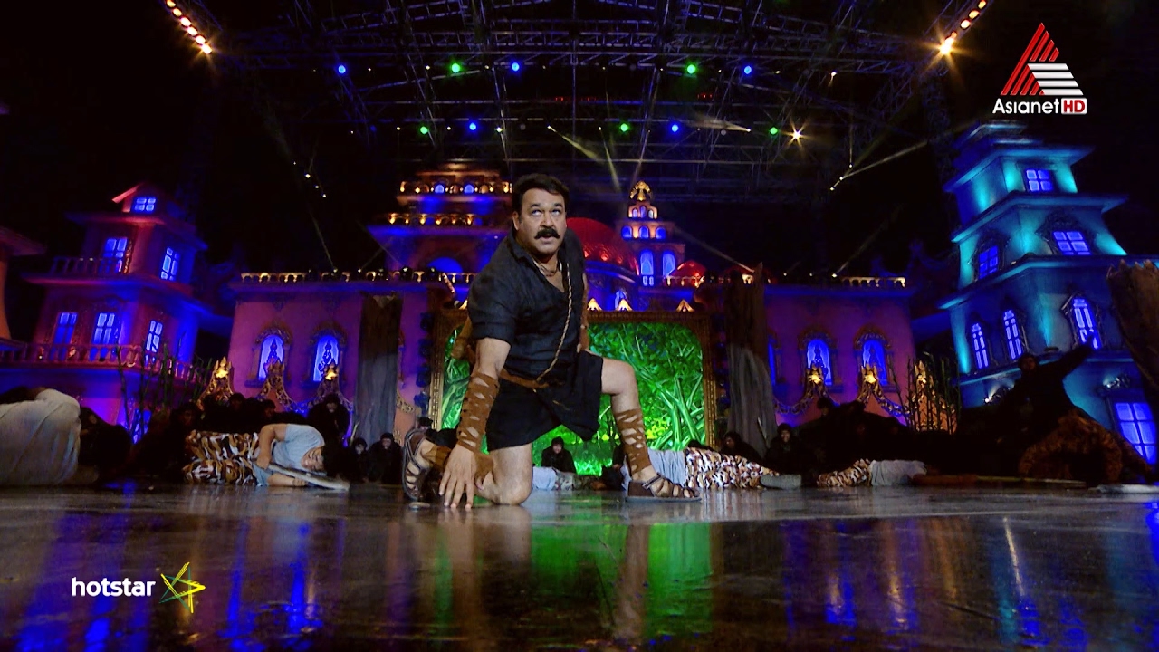 ഡ്യൂപ്പില്ലാ, റോപ്പില്ലാ. പുലിമുരുകൻ ആക്ഷൻ രംഗങ്ങൾ ലാലേട്ടൻ വേദിയിൽ പുനരവതരിപ്പിച്ചപ്പോൾ