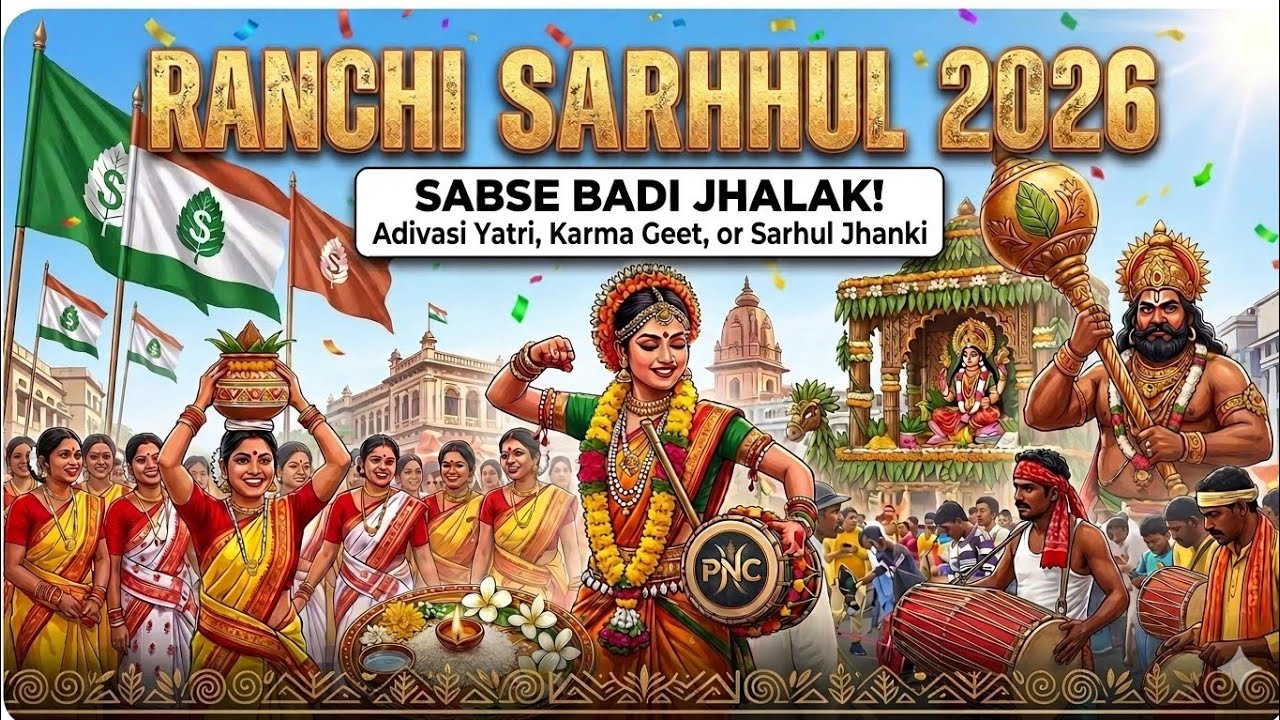 Sarhul Ranchi 2026 | Ranchi Sarhul Puja 2026 | Jharkhand Sarhul Dance | सरहु 🌱✨