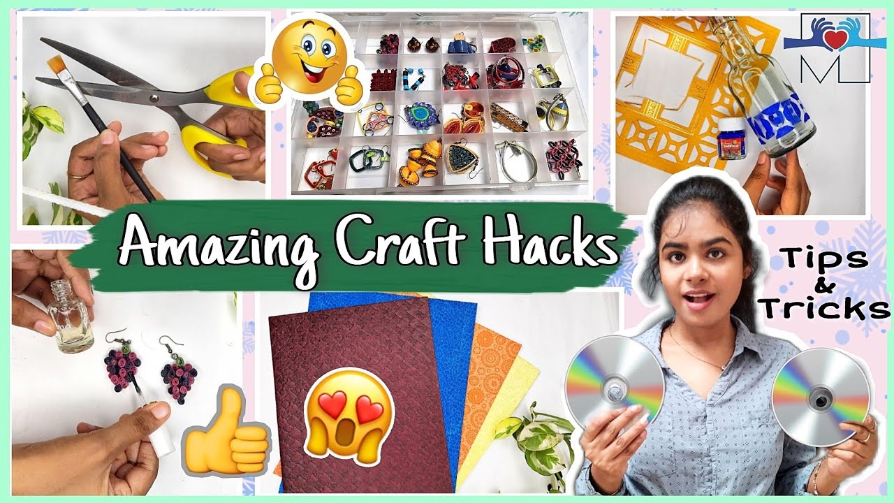 13 Craft Hacks That Save Your Money & Time | Tips & Tricks for art, craft & DIY | Mind-blowing ideas