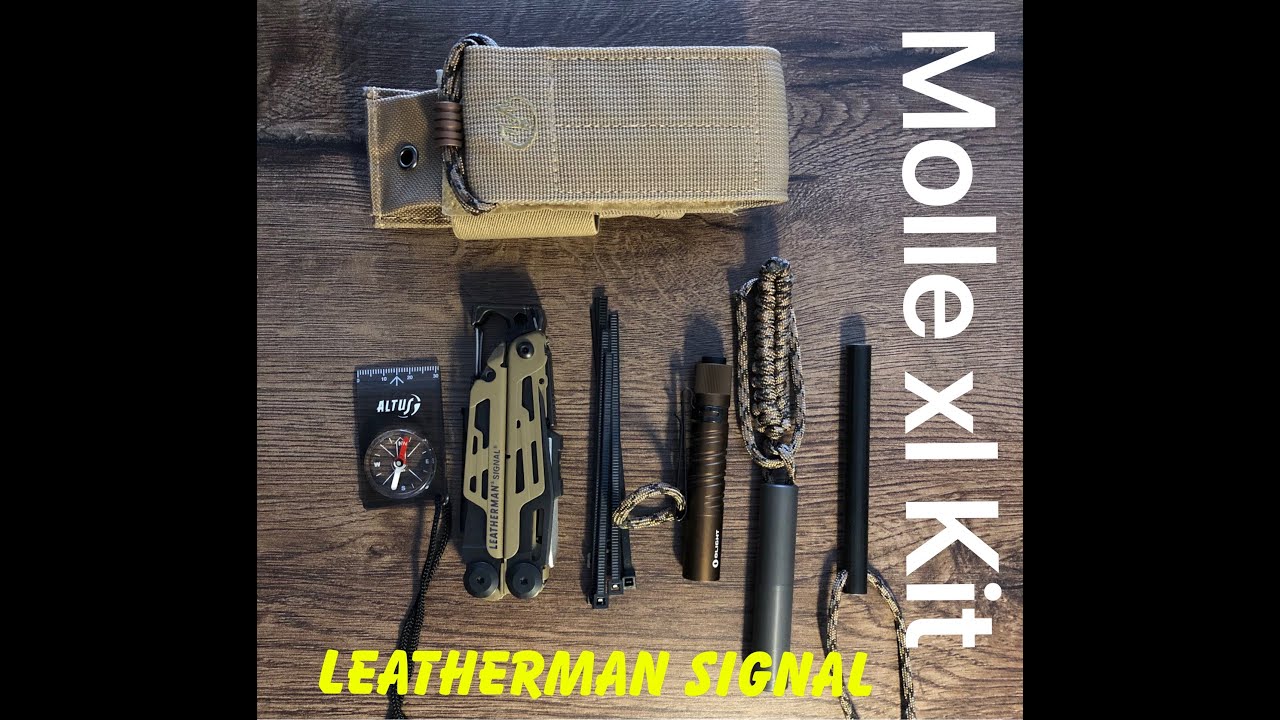 Leatherman signal,REVISIÓN ❌BUEN❌ kit MOLLE XL 〽️