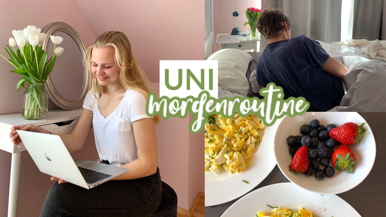 (online) uni morgenroutine 2020 // Jura Studentin, produktiv, Alltag