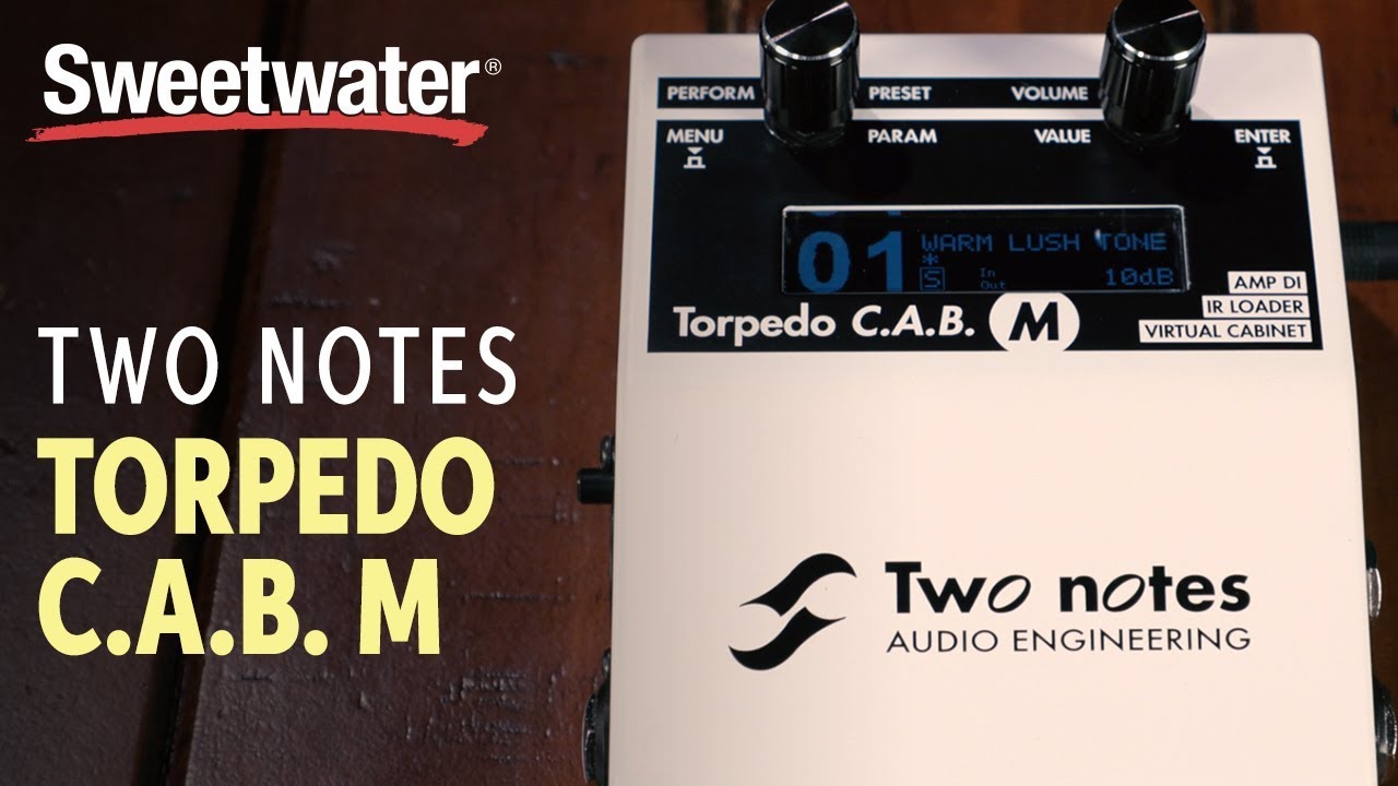 Two Notes Torpedo C.A.B. M Speaker Simulator Pedal Demo