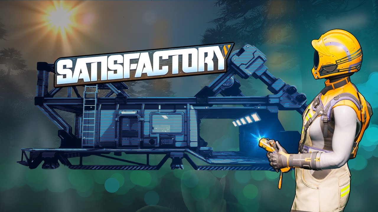 بناء ‏مصنع ‏في الفضاء#1 SATISFACTORY