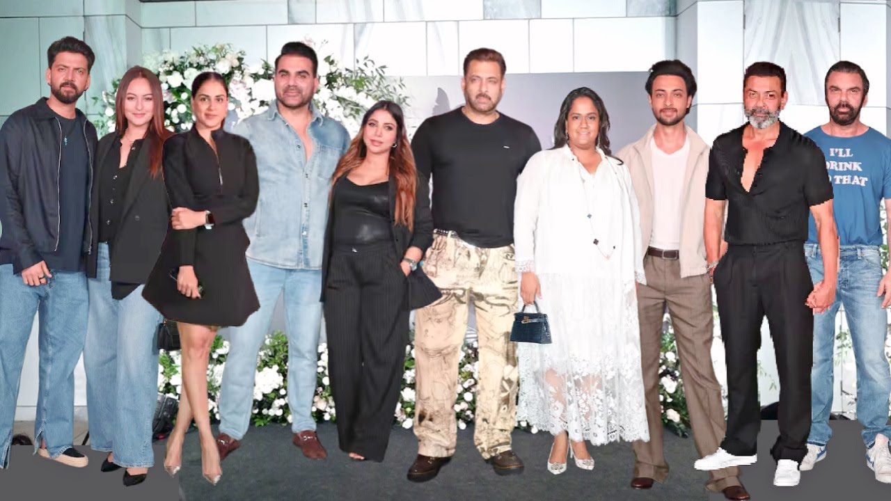 Bollywood Celebs At Arpita Khan Birthday Bash 2025 - Salman, Bobby, Sonakshi, Arbaaz,Ssura, Sohail