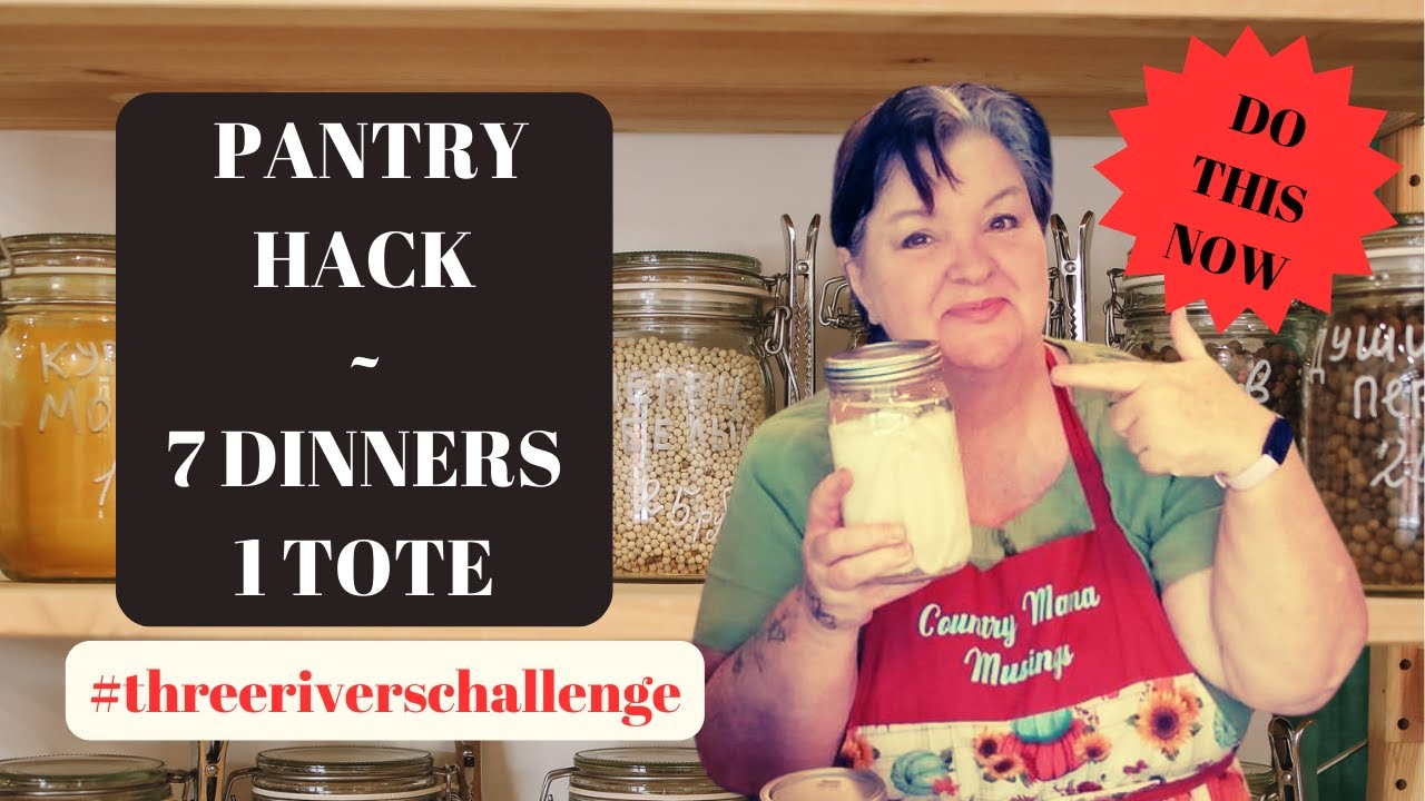 PANTRY TOUR | SAVE MONEY AND ORGANIZE YOUR MEALS #threeriverschallenge #lifehack #pantrytour