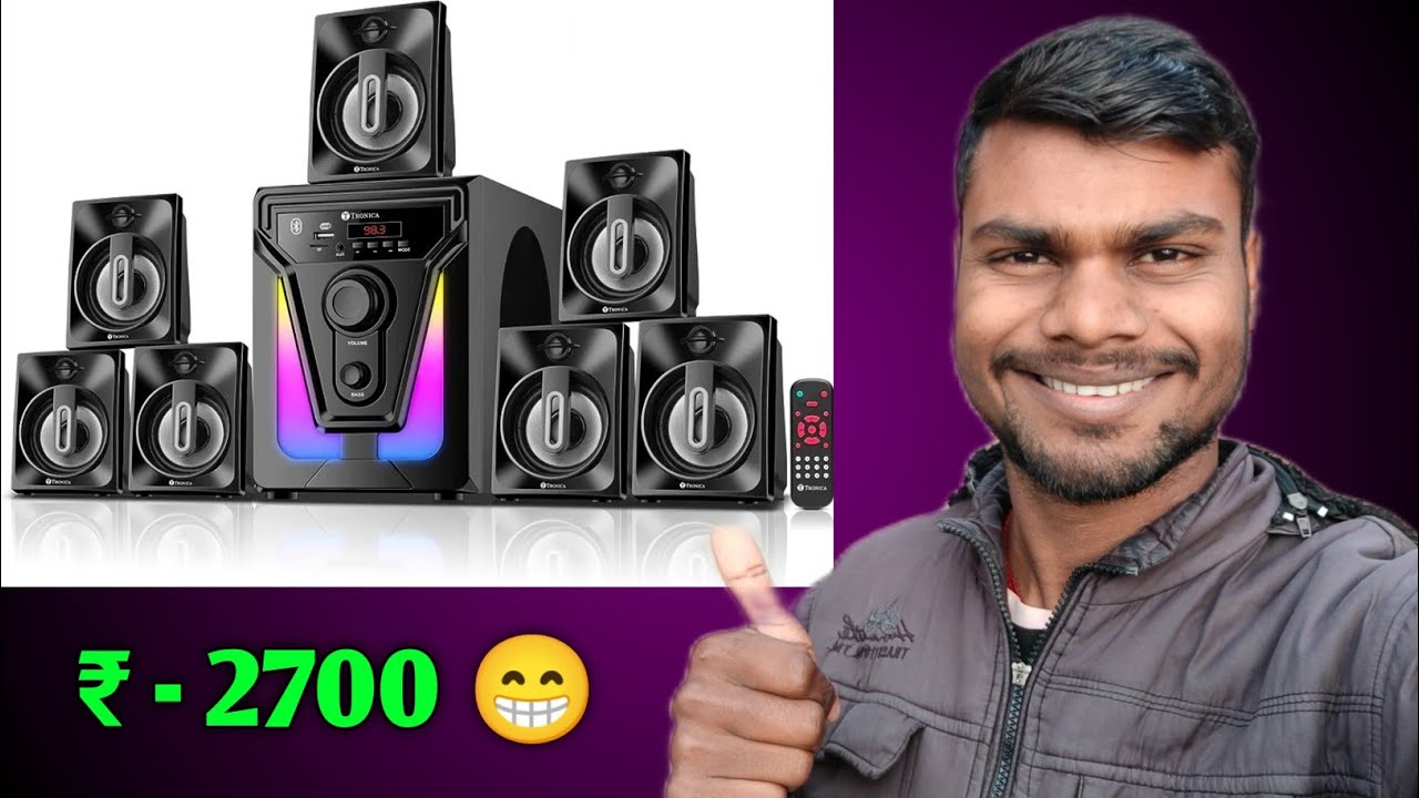 Tronica PS07 Premium Series 7.1 Digital 60W Bluetooth Home Theater System