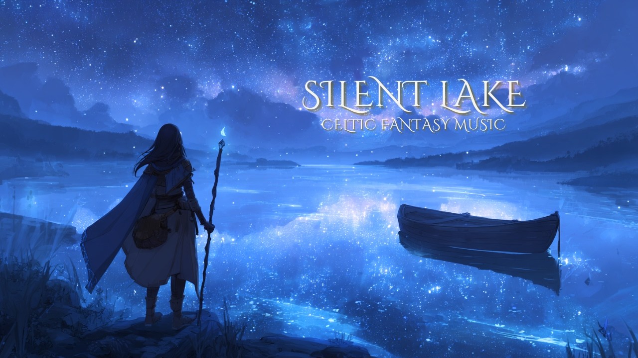 【ケルト音楽/Celtic Music】星影の湖と沈黙の舟｜幻想的な夜の湖BGM《2時間》（作業用・睡眠用・勉強用）