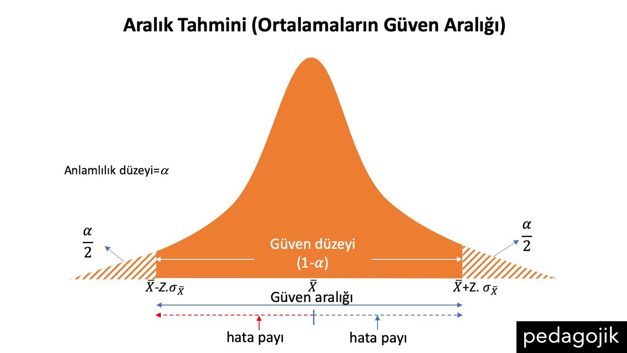 İstatistiksel tahmin (Anlamlılık düzeyi, güven düzeyi, güven aralığı, hata payı)